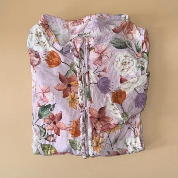 Posh peanut floral zippy sleeper - Picture 2 of 8